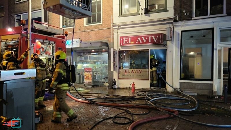 Brand in Kebabzaak El Aviv